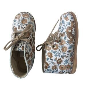 Mon Petit Shoes x Rylee + Cru Floral Lace Up Boots - Bloom - 9